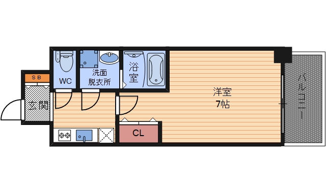 7階の間取り図