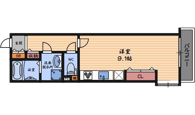 3階の間取り図