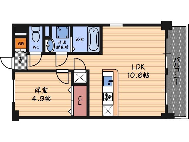 7階の間取り図