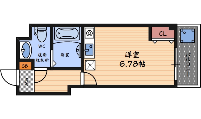 5階の間取り図