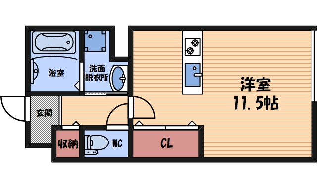 1階の間取り図