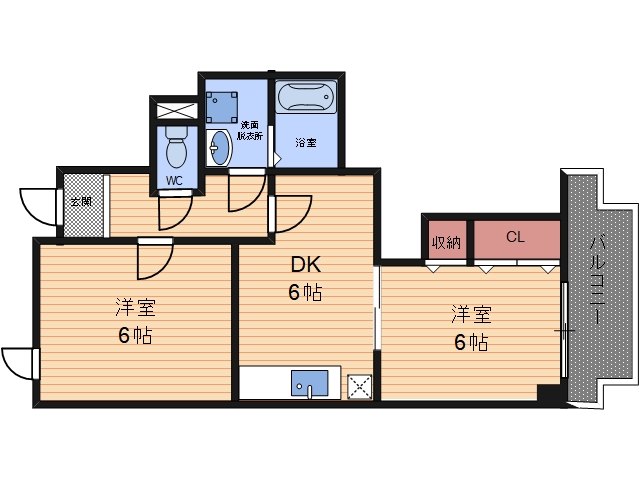3階の間取り図