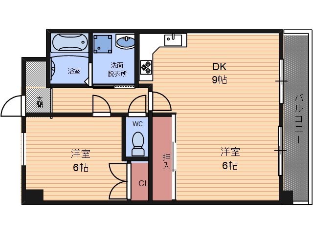 4階の間取り図