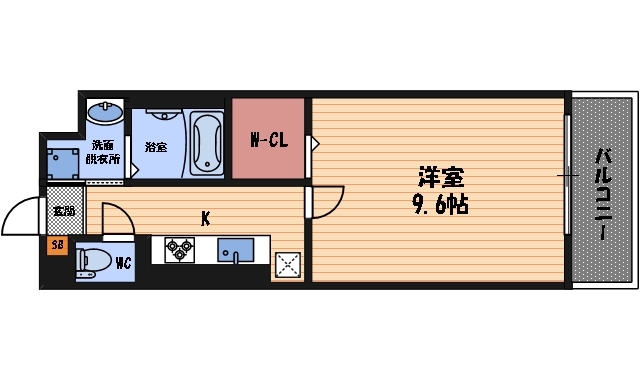 8階の間取り図