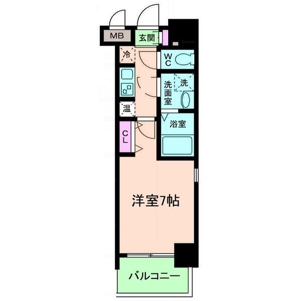 8階の間取り図