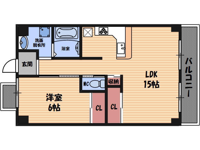5階の間取り図