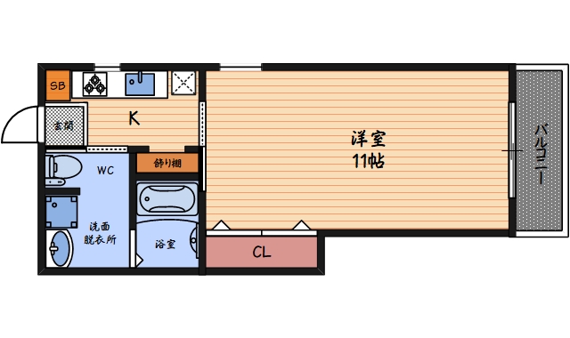 2階の間取り図
