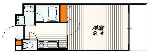 東向きバルコニー