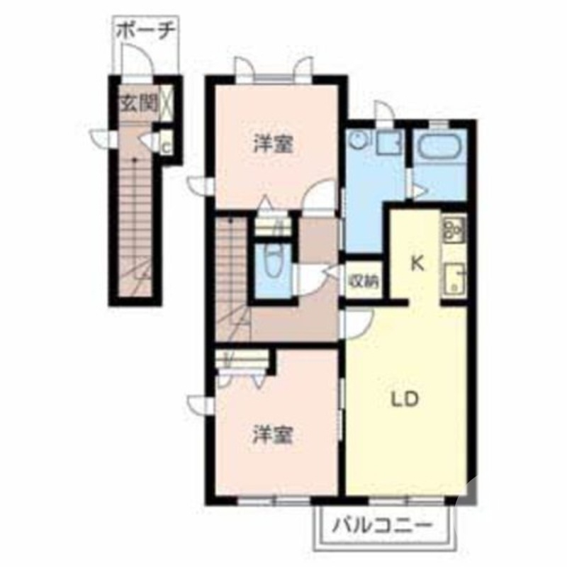 南向きバルコニーです♪