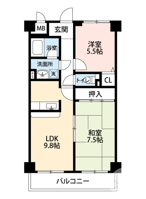 使いやすい間取りです！