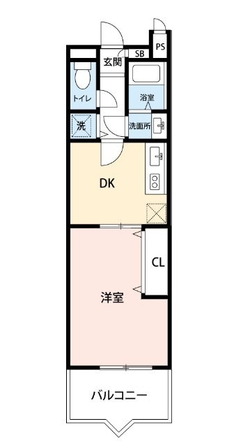 バルコニー南西向きです!