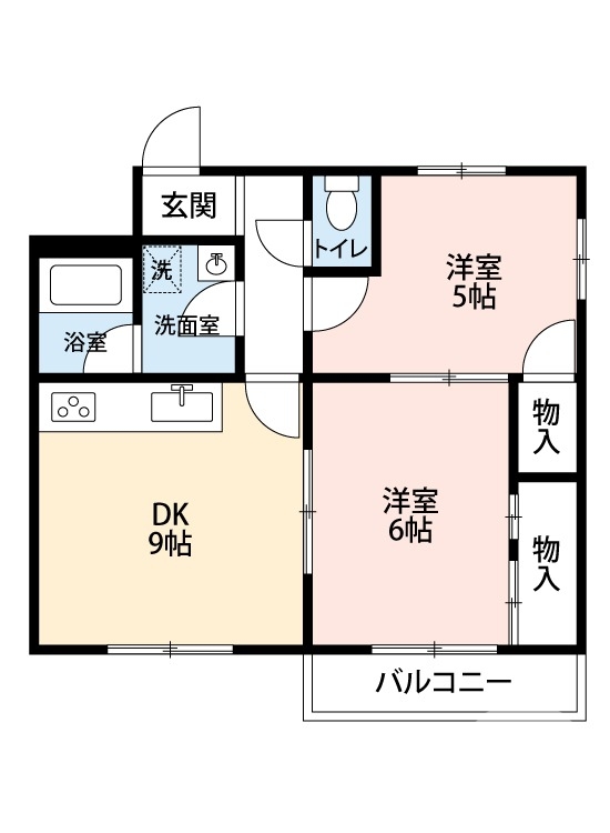 オール洋室！角部屋です♪