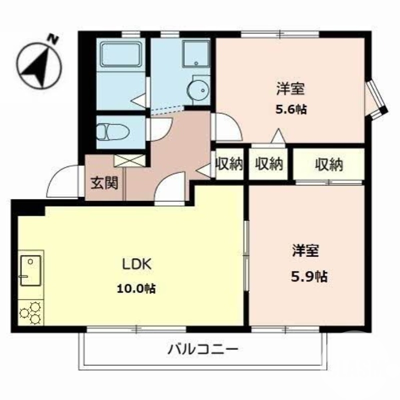 全室角部屋です♪