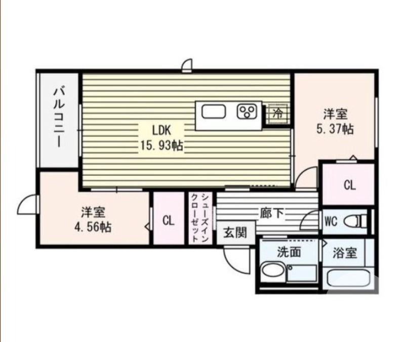 全室角部屋です♪