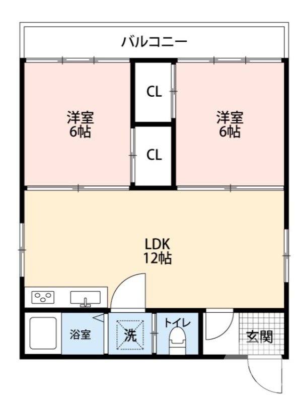 バルコニー南向きです♪