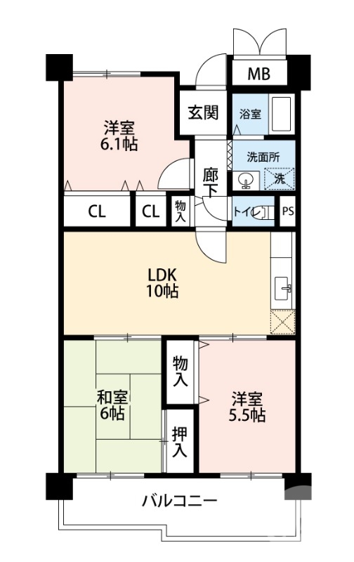 使いやすい間取り☆