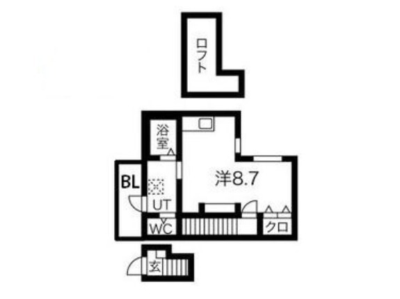 ロフト付き♪使いやすい間取り♪