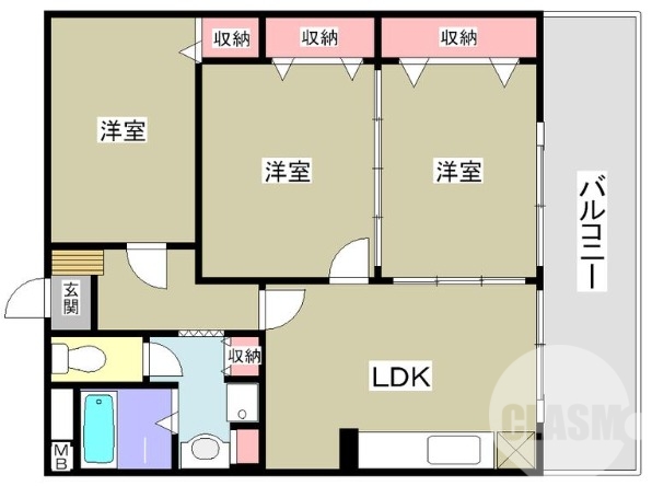 広々３ＬＤＫ♪