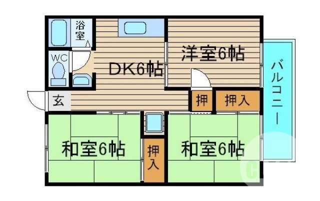 広々とした３ＤＫです！