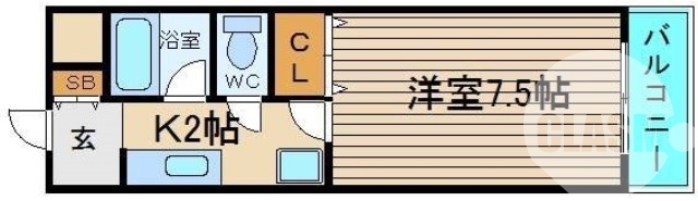 バルコニー南東向きです！