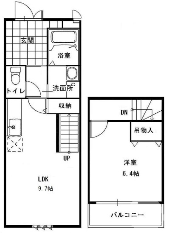 オシャレなメゾネットタイプ♪