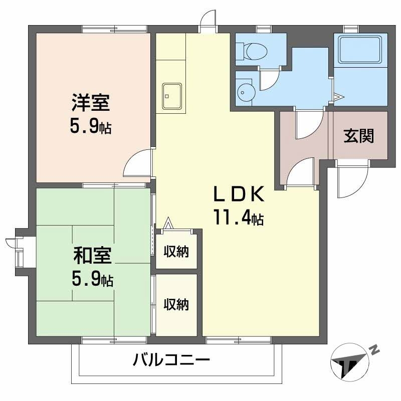 使いやすい間取りです♪