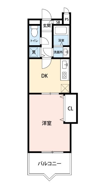 バルコニー南西向きです!