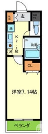 広い洋室が魅力です!