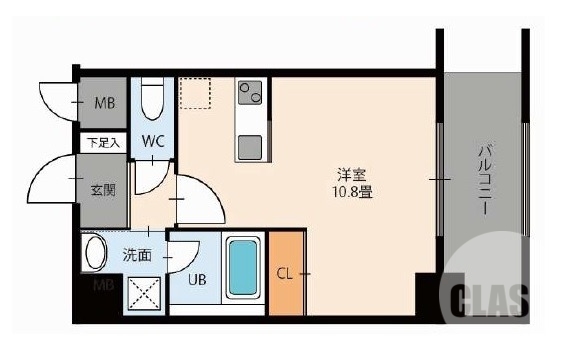 バルコニー南東向きです！