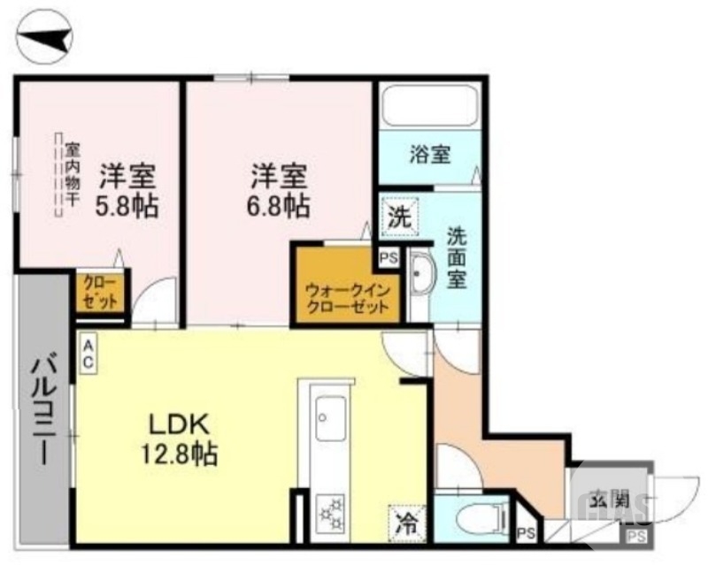 全室角部屋♪