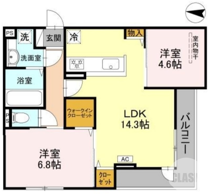 全室角部屋♪