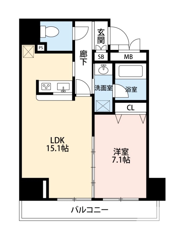 明るいお部屋です☆