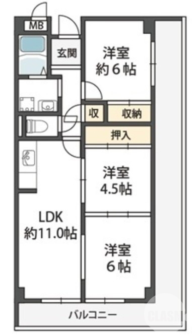 広々３ＬＤＫ！