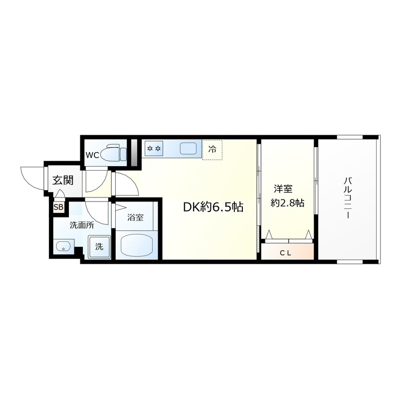 駅近♪バルコニー南向き♪