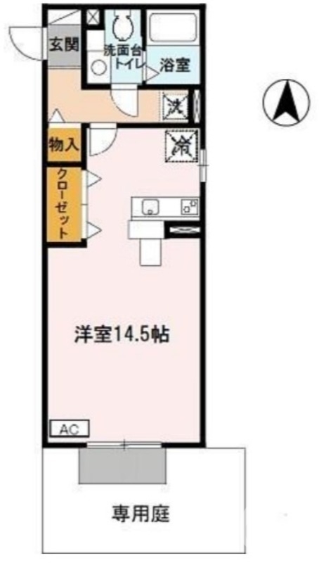 洋室広々１４．５帖♪