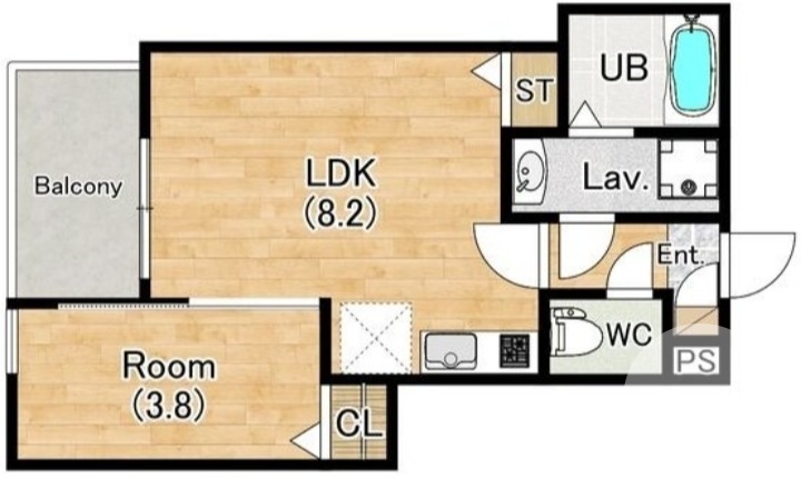 全部屋角部屋設計♪
