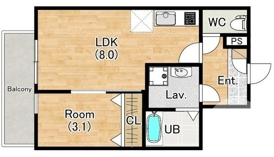 全部屋角部屋設計♪