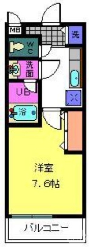 セパレートタイプのお部屋です♪