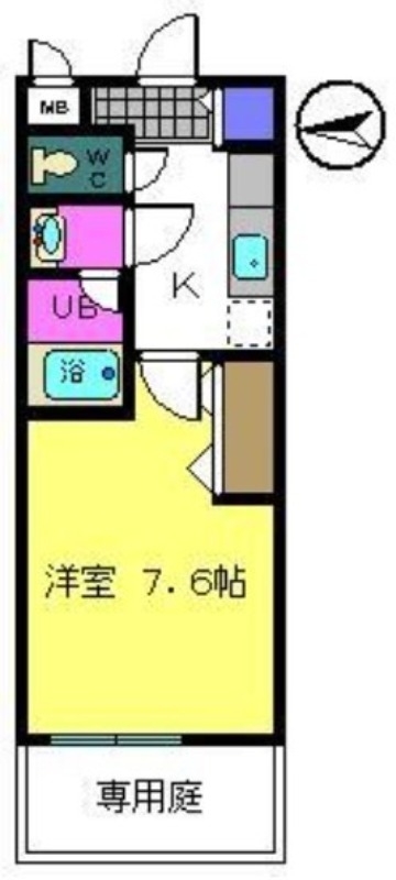 セパレートタイプのお部屋です♪