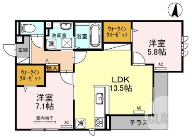 全室角部屋です♪