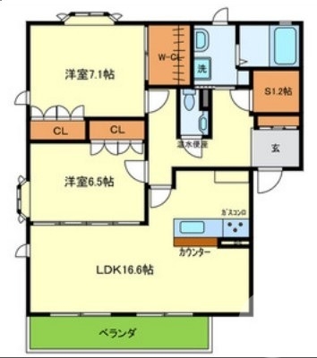 オール洋室!全室角部屋♪