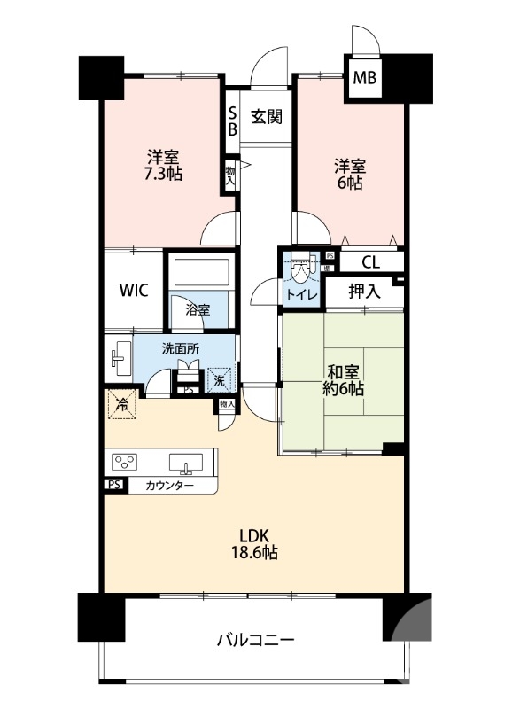 分譲マンションの賃貸です♪