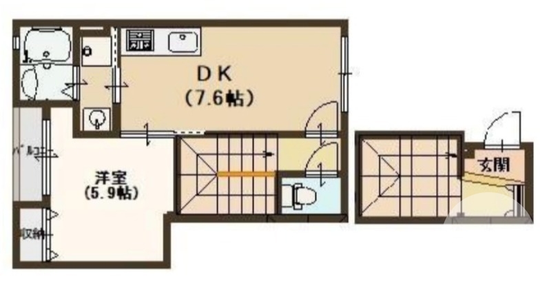 室内小型犬１匹ペット飼育ＯＫ♪