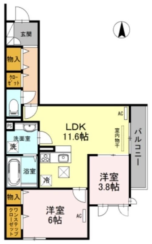 小型犬、ネコ合計２匹まで飼育ＯＫ♪