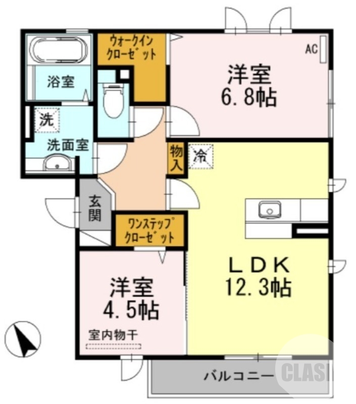 全室角部屋です♪