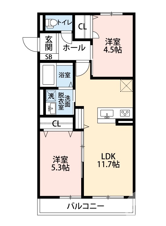全室角部屋です♪