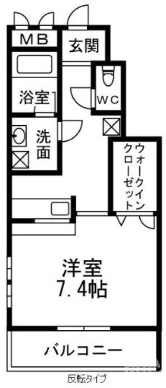 ウォークインクローゼットあり♪