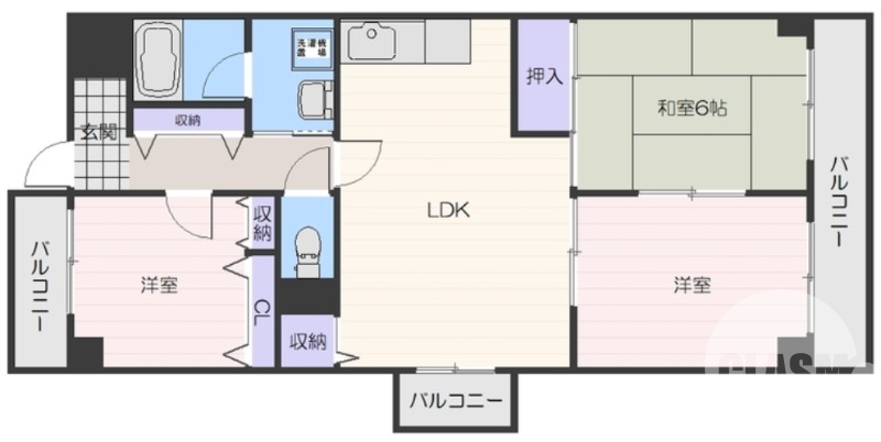日当たり良好♪