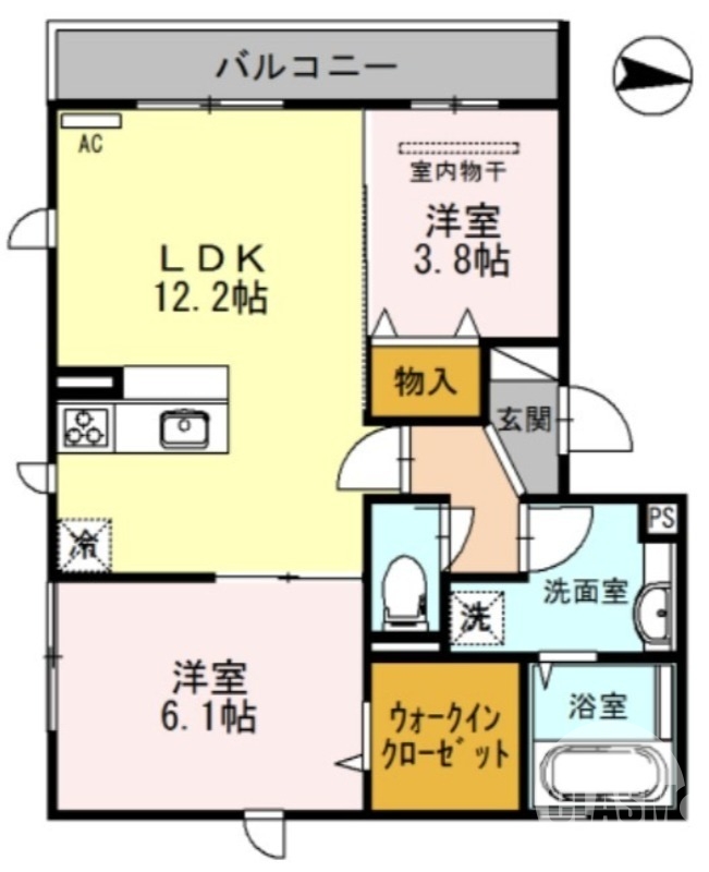 全室角部屋です♪