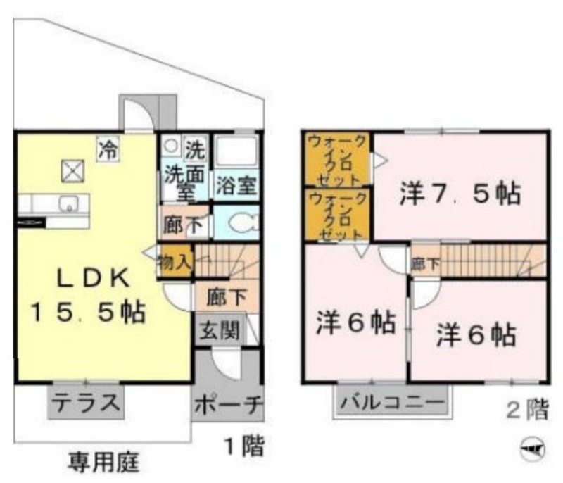 人気のテラスハウス♪